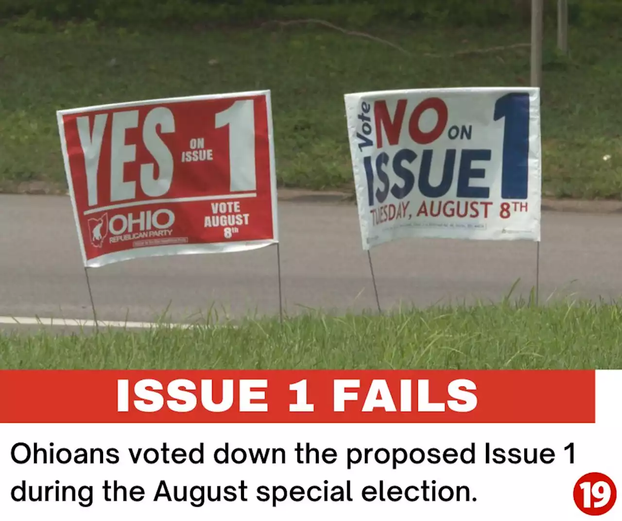 Ohioans vote 'no' to Issue 1 in August special election