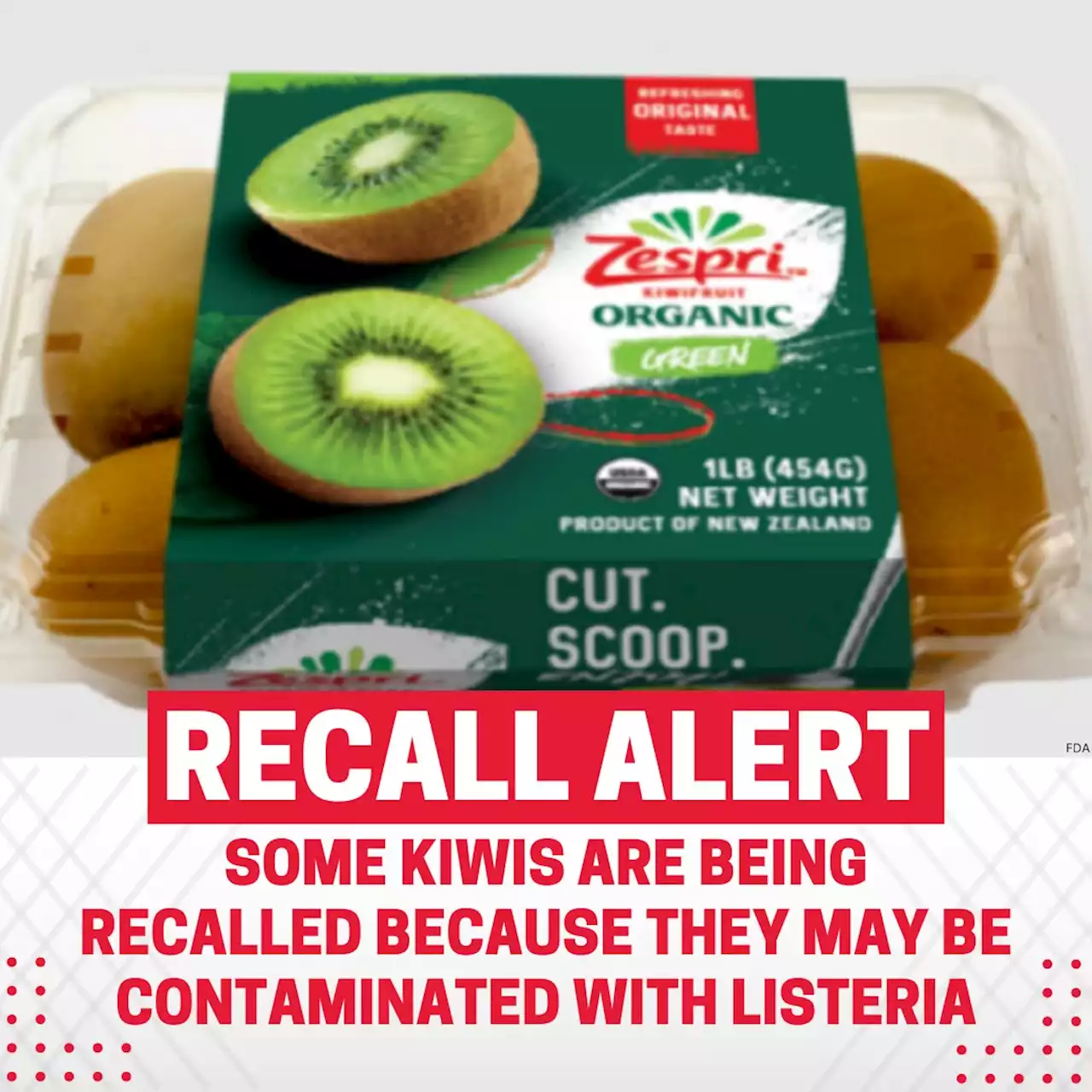 Kiwis Recalled in Multiple States for Possible Listeria Contamination