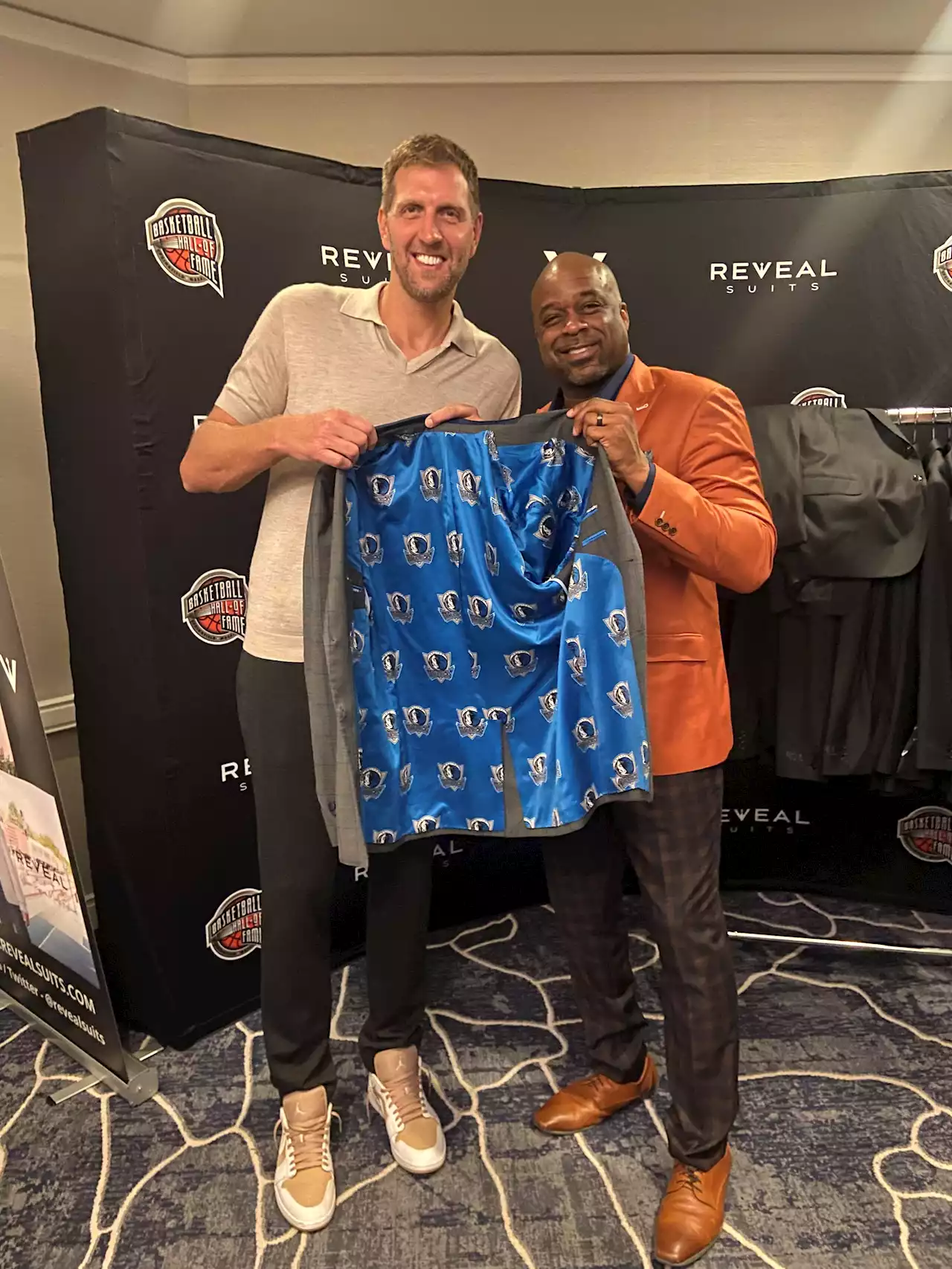 Dirk Nowitzki’s Mavericks-inspired Hall of Fame jacket designed by Dallas company