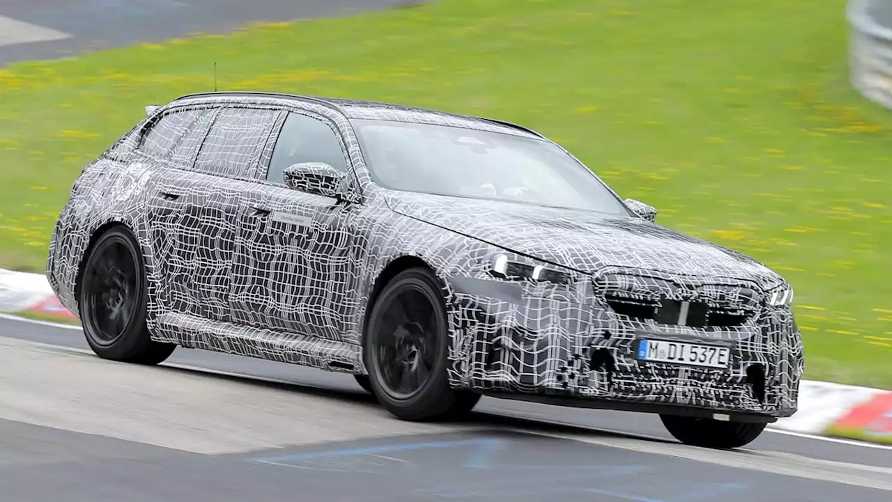 2024 BMW M5 Touring Spied at the Nürburging