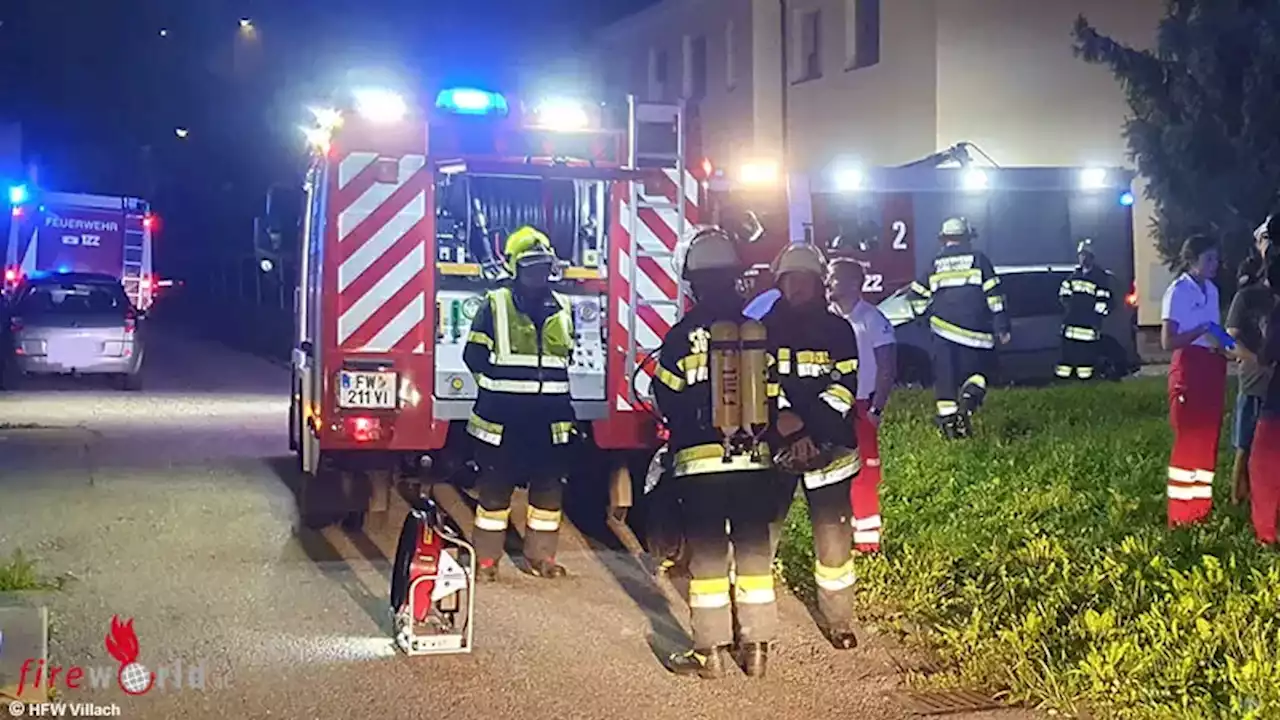 Ktn: Gefährlicher Brand in Mehrparteienhaus in Villach