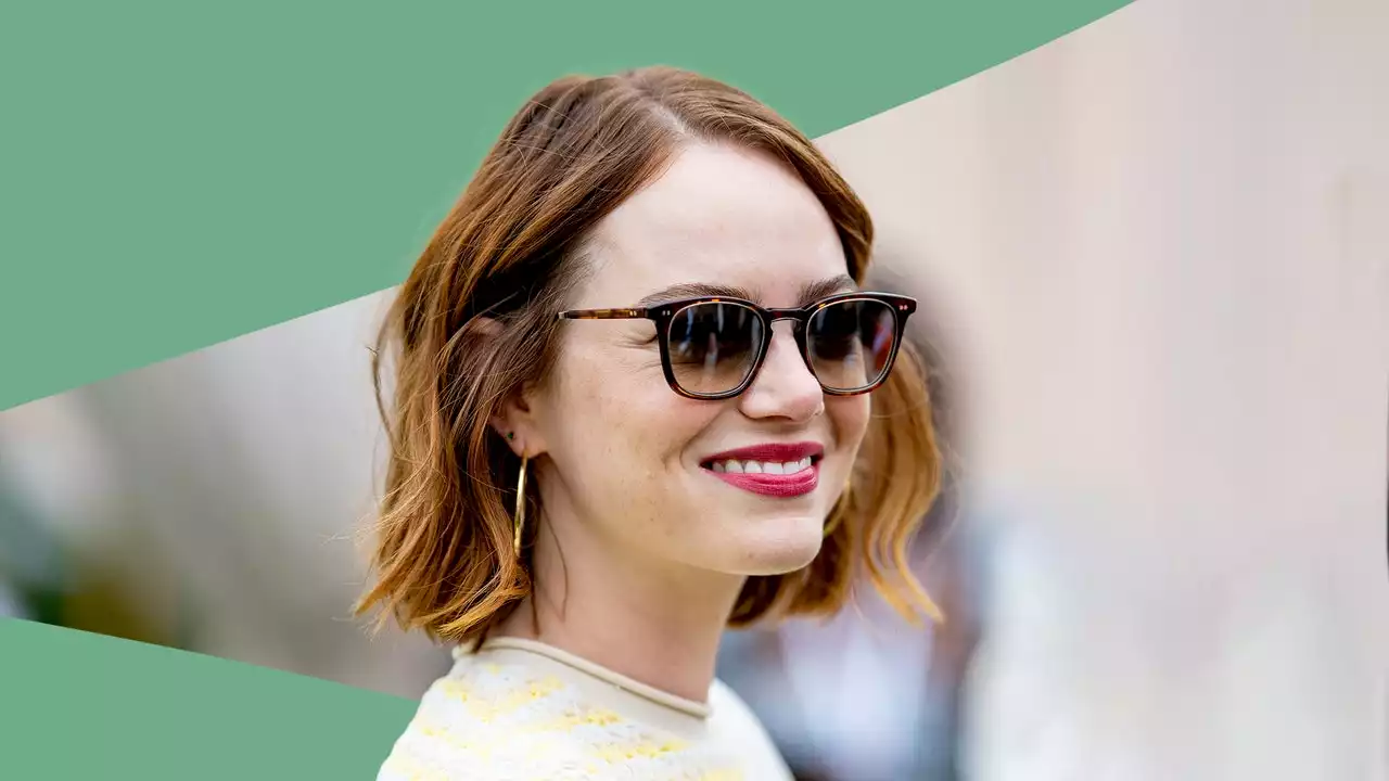 Emma Stone just debuted a blonde cool-girl bob that's perfect for summer to autumn