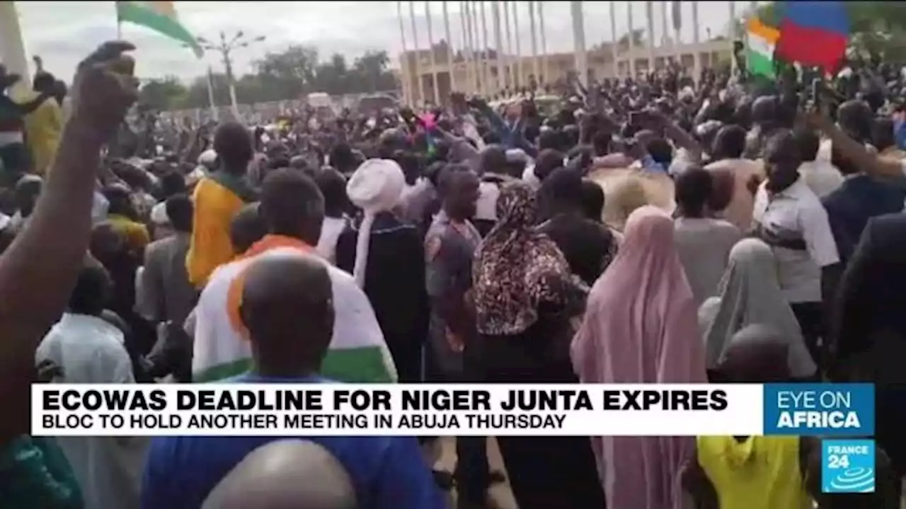 ECOWAS to hold another meeting on Thursday as Niger junta show no sign of backing down