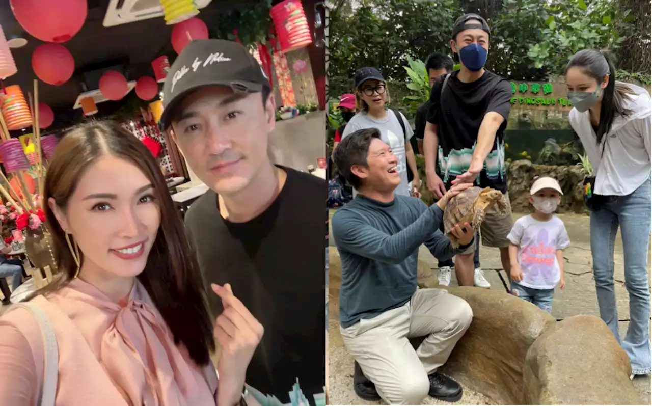 Raymond Lam & Family Spotted Holidaying In KL; Amber Chia Snaps Selfie With The HK Actor