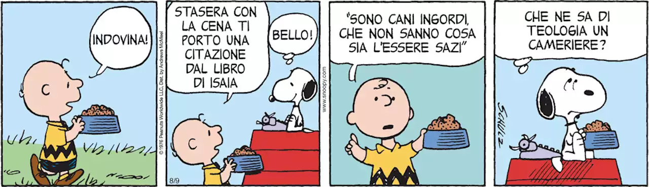 Peanuts 2023 agosto 09 - Il Post