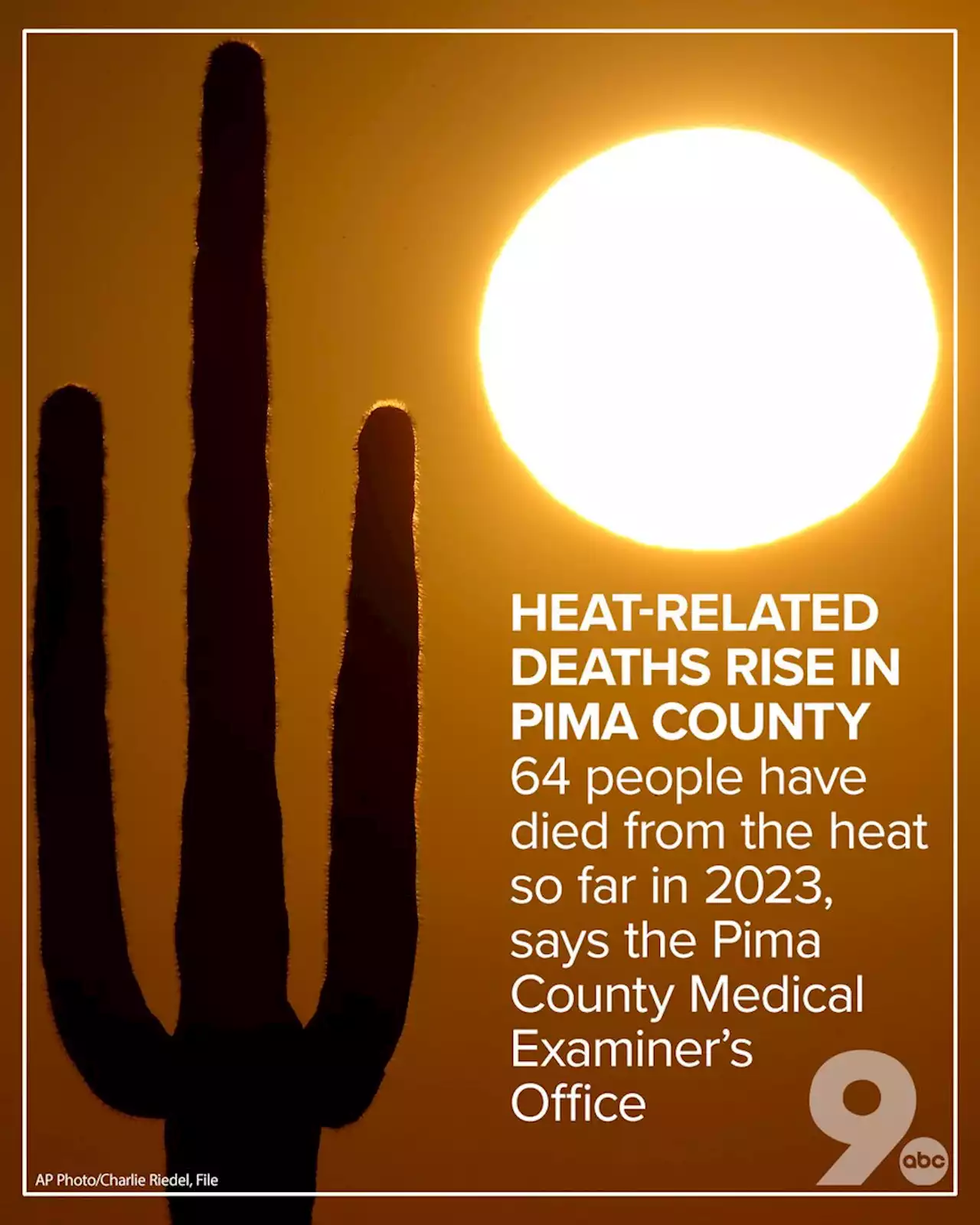 Heat-related deaths in Pima County exceed last year's count