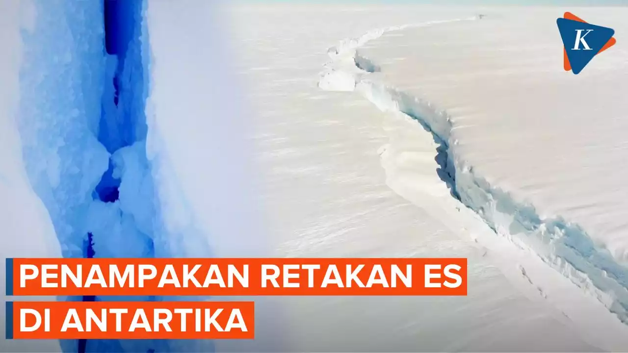 Retakan Es di Antartika Semakin Banyak, Apa Penyebabnya?