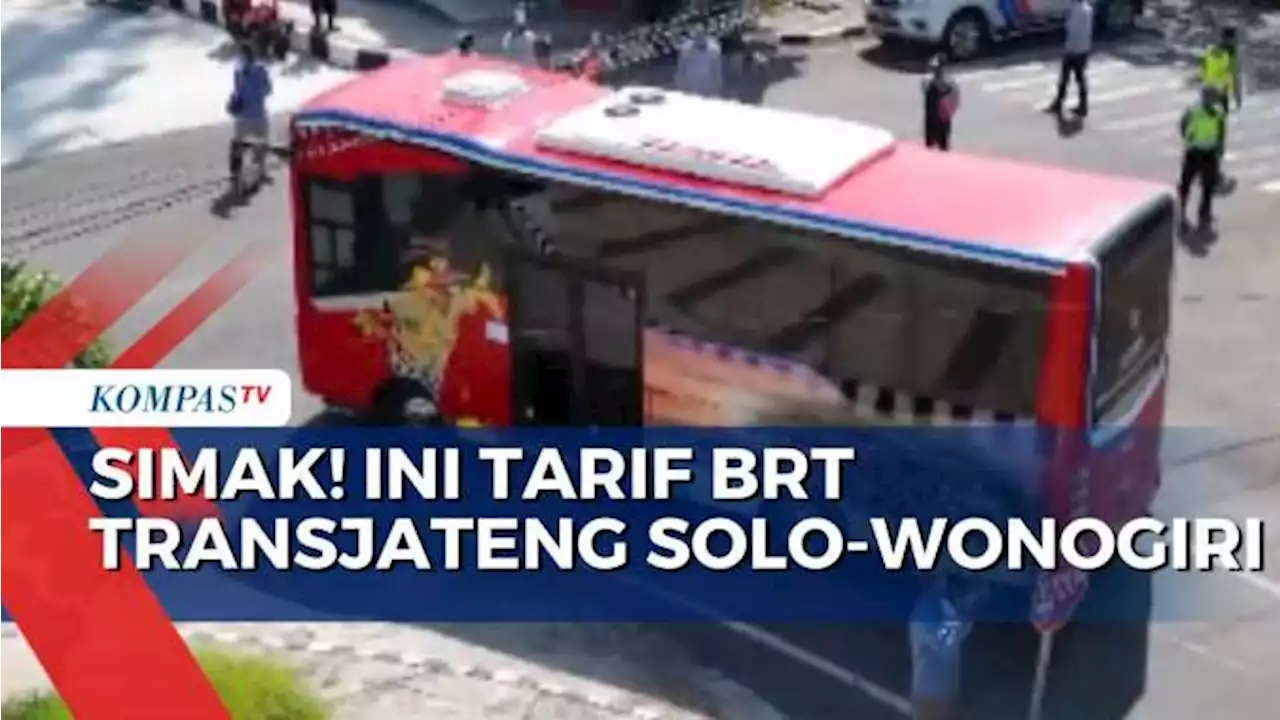 BRT Transjateng Koridor 7 rute Solo-Sukoharjo-Wonogiri Diresmikan, Simak Tarifnya yang Terjangkau!