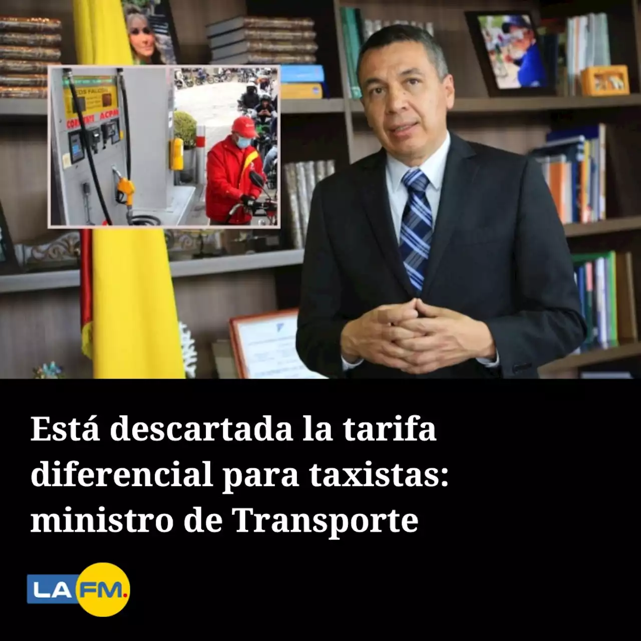 Está descartada la tarifa diferencial para taxistas: ministro de Transporte