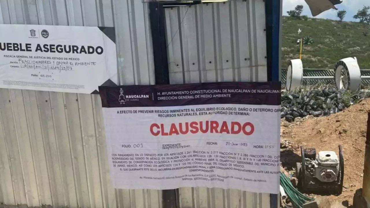 Clausuran permanentemente relleno sanitario de Santiago Tepatlaxco en Naucalpan