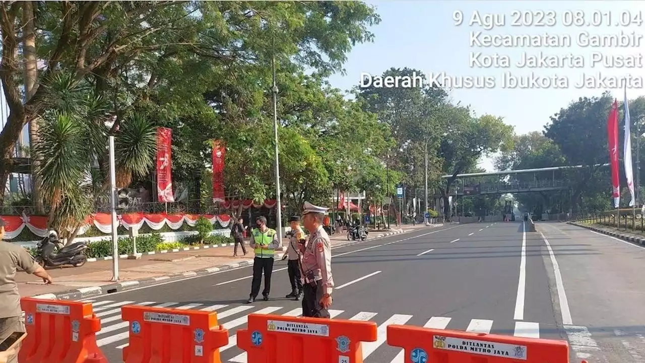 Ada Demo Buruh di Istana Hari Ini, Cek Rekayasa Lalu Lintasnya