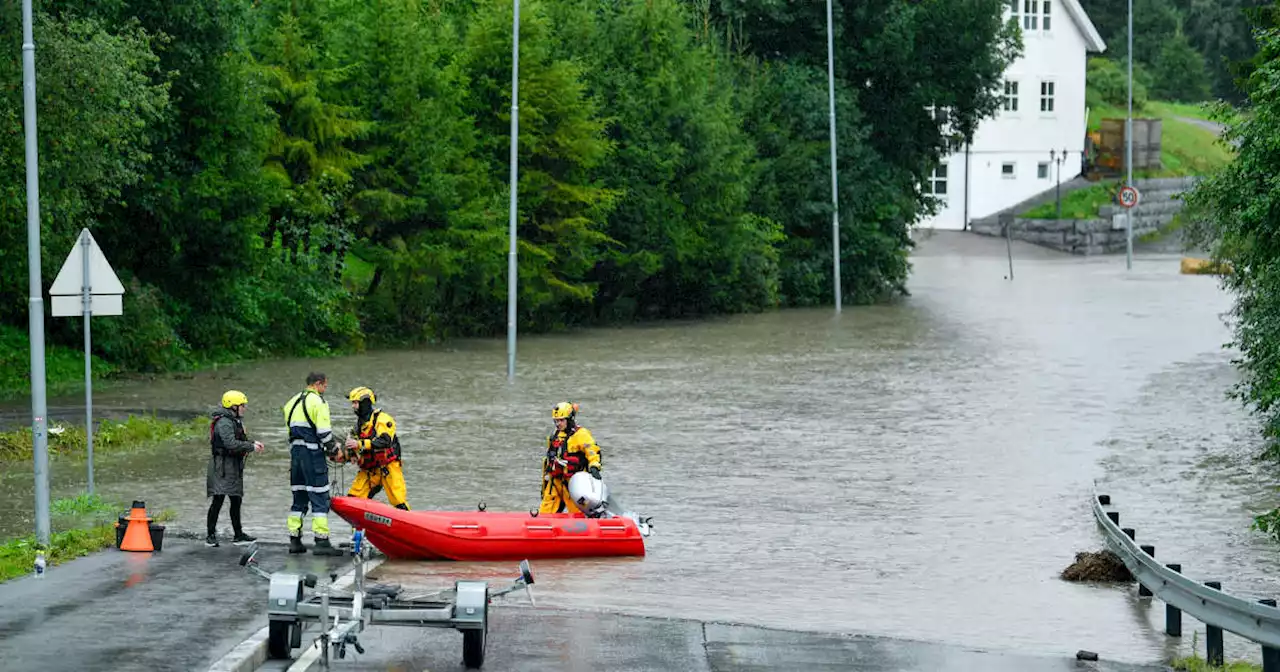 En Norvège, une centrale submergée et des milliers d’évacués à cause des inondations