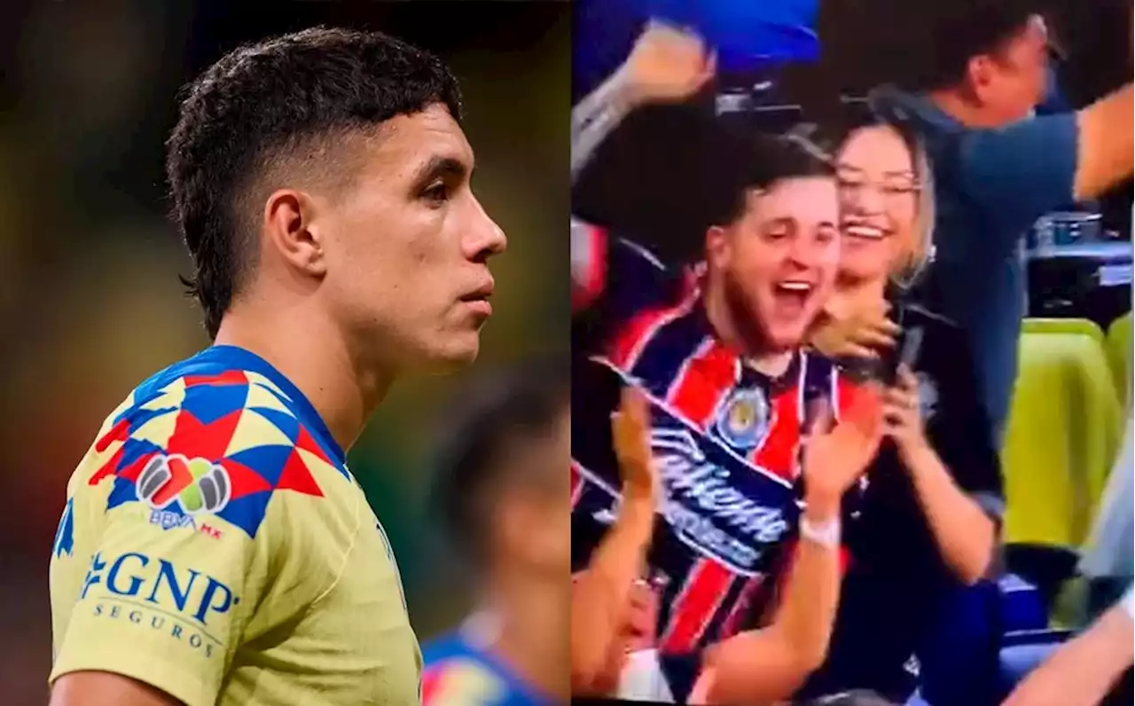 Captan a aficionado de Chivas celebrando la eliminación del América