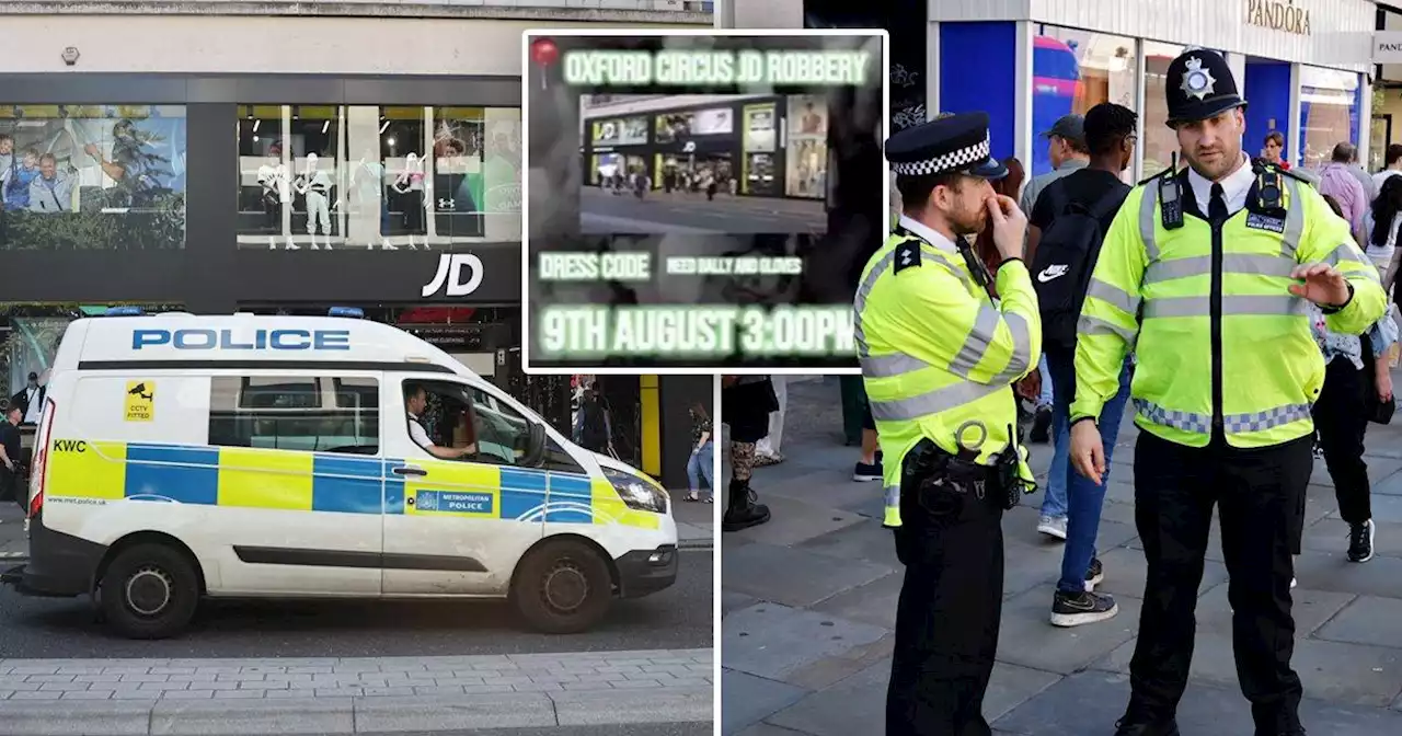 Police ramp up patrols in Oxford Street in response to TikTok crime spree threat