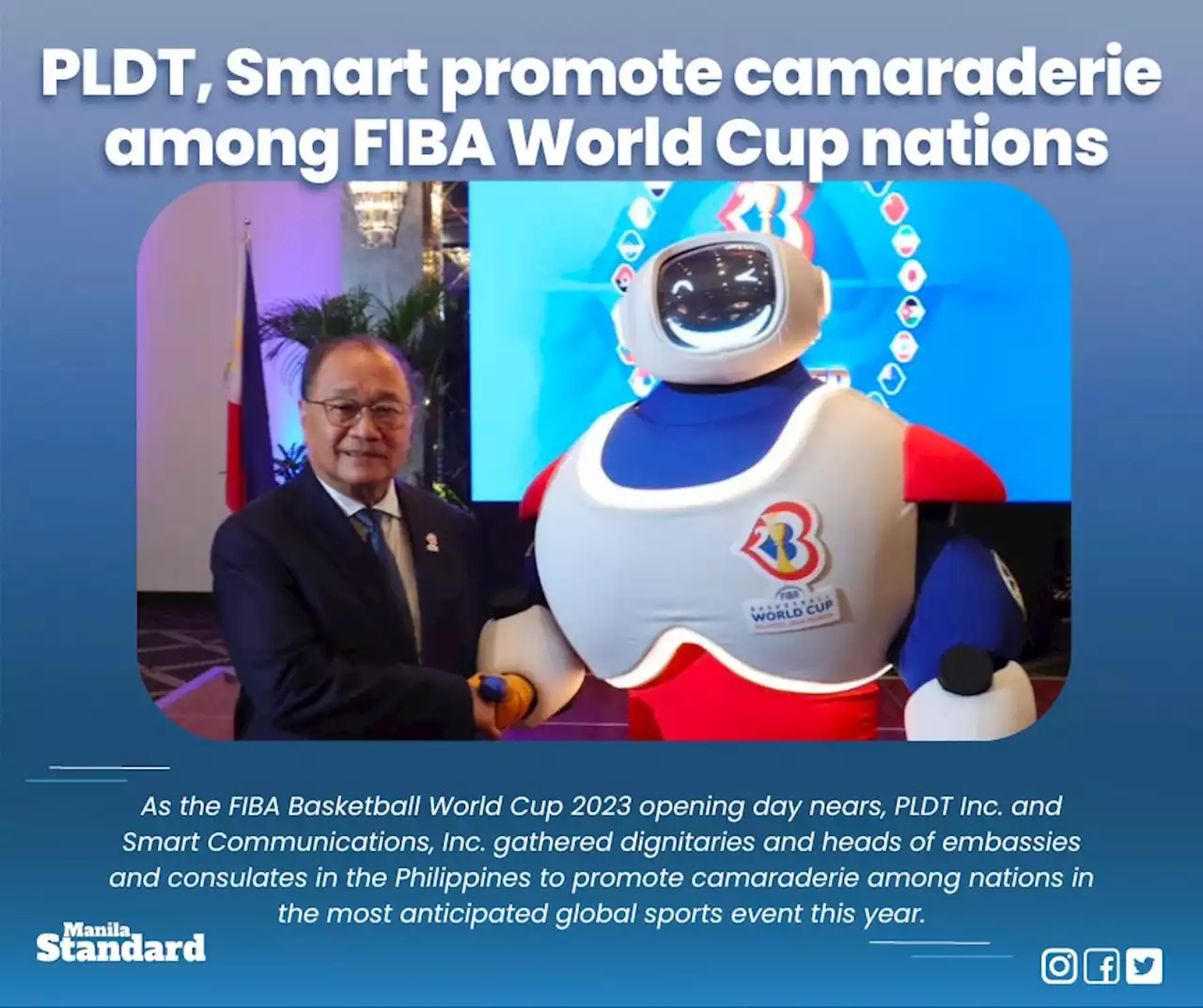 PLDT, Smart promote camaraderie among FIBA World Cup nations