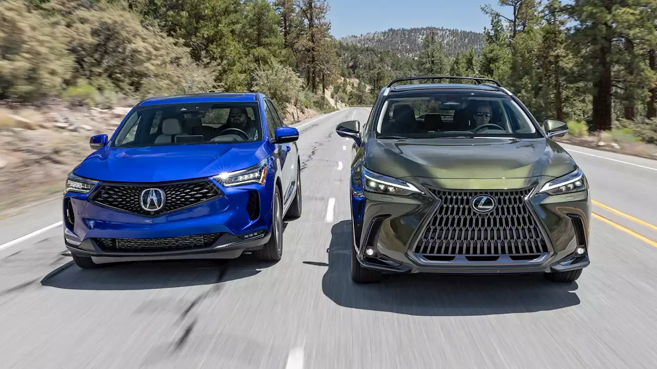 2023 Lexus NX350 vs. Acura RDX Comparison Test: Japanese Luxury SUV Battle