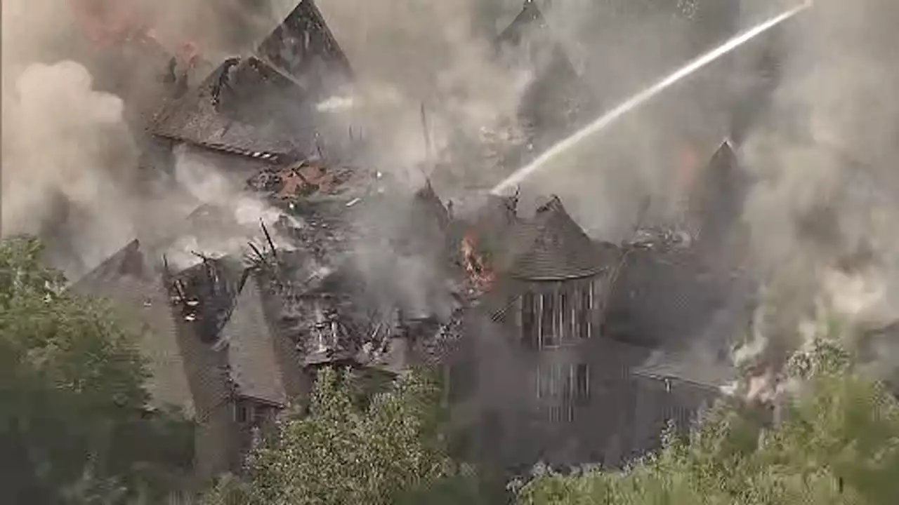 Crews Battle Large House Fire in Southlake