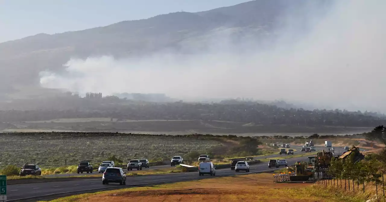 Hawaii wildfires destroy homes and prompt evacuations amid strong winds