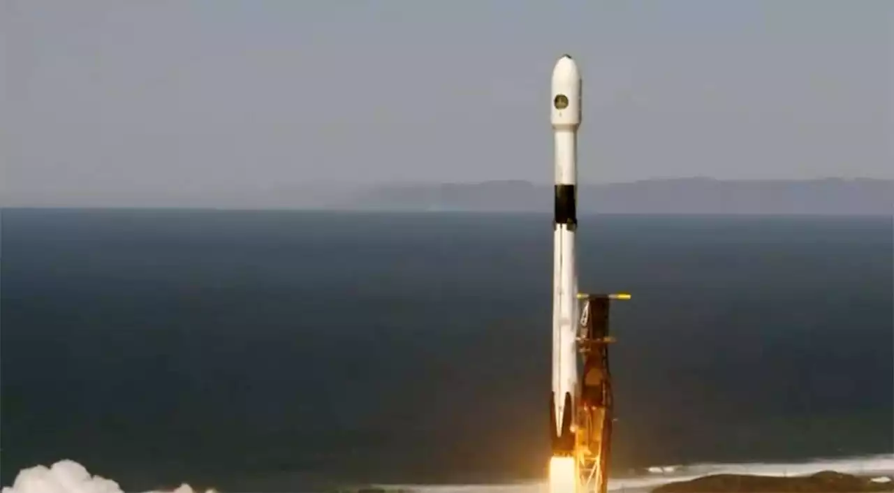 SpaceX Rocket Launches Over SoCal Coast