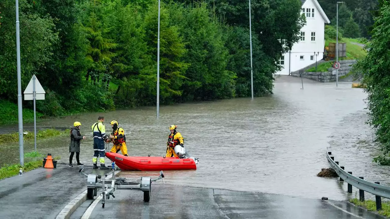 Noodweer in Noord-Europa houdt aan, evacuaties in Noorwegen