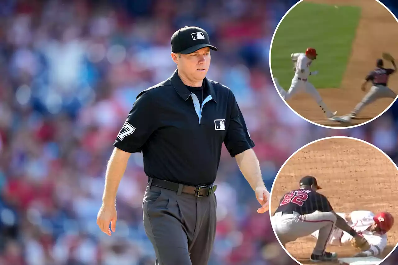 Rookie umpire makes terrible Phillies call — then immediately does it again