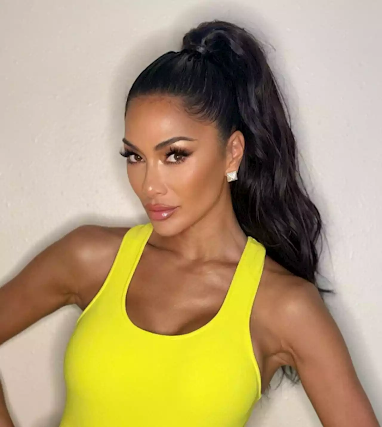 Nicole Scherzinger looks incredible with a wet-look mullet hair transformation