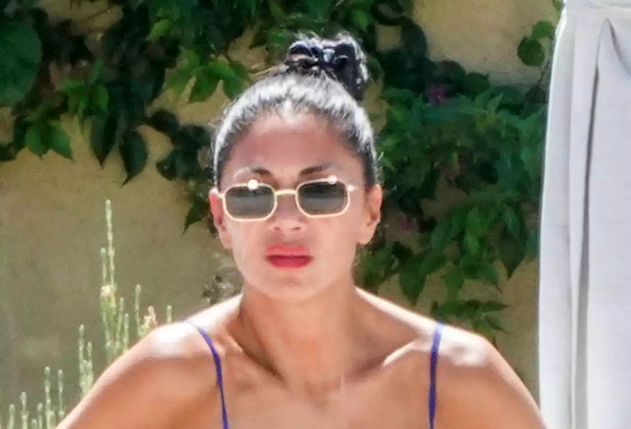 Nicole Scherzinger looks incredible in bikini on holiday with fiancé Thom Evans