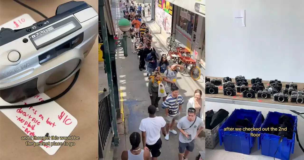 New York Store With Huge Lines is 'Practically Giving Away' Cameras