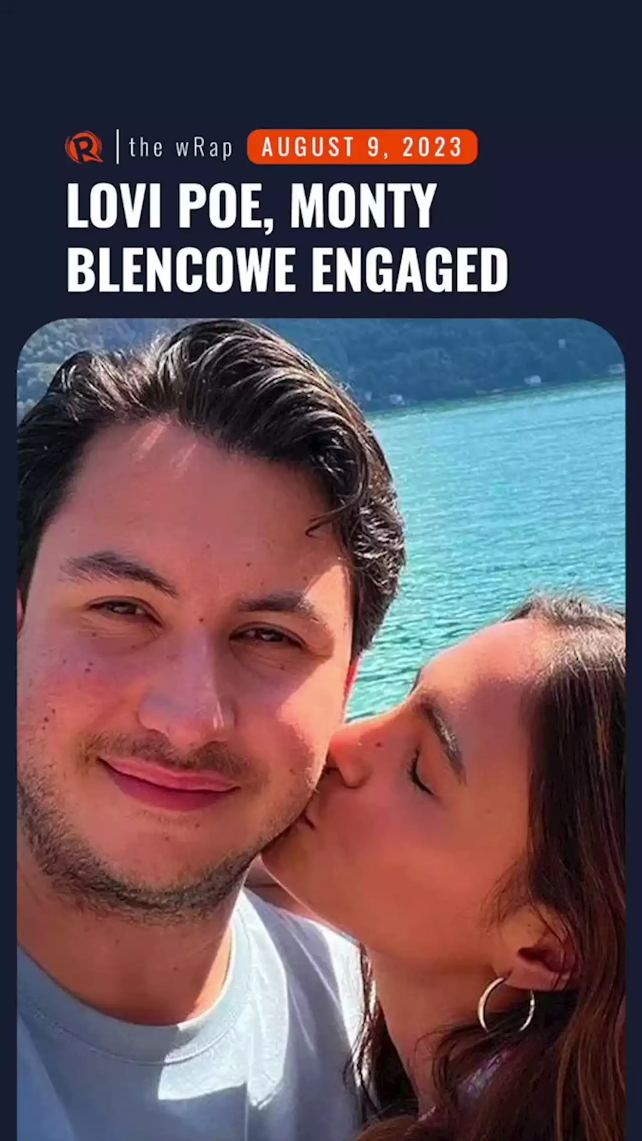 Lovi Poe goes public with engagement to Monty Blencowe