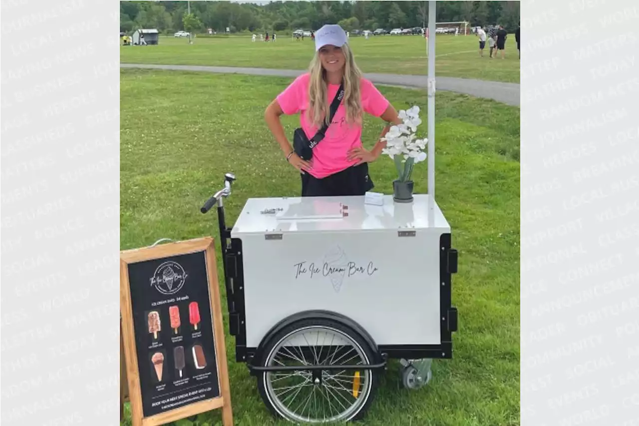 Sault teen opens ice cream bar, likes being her own boss