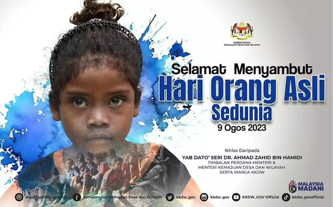 Unity govt programmes help Orang Asli enjoy Malaysia's progress, says Zahid