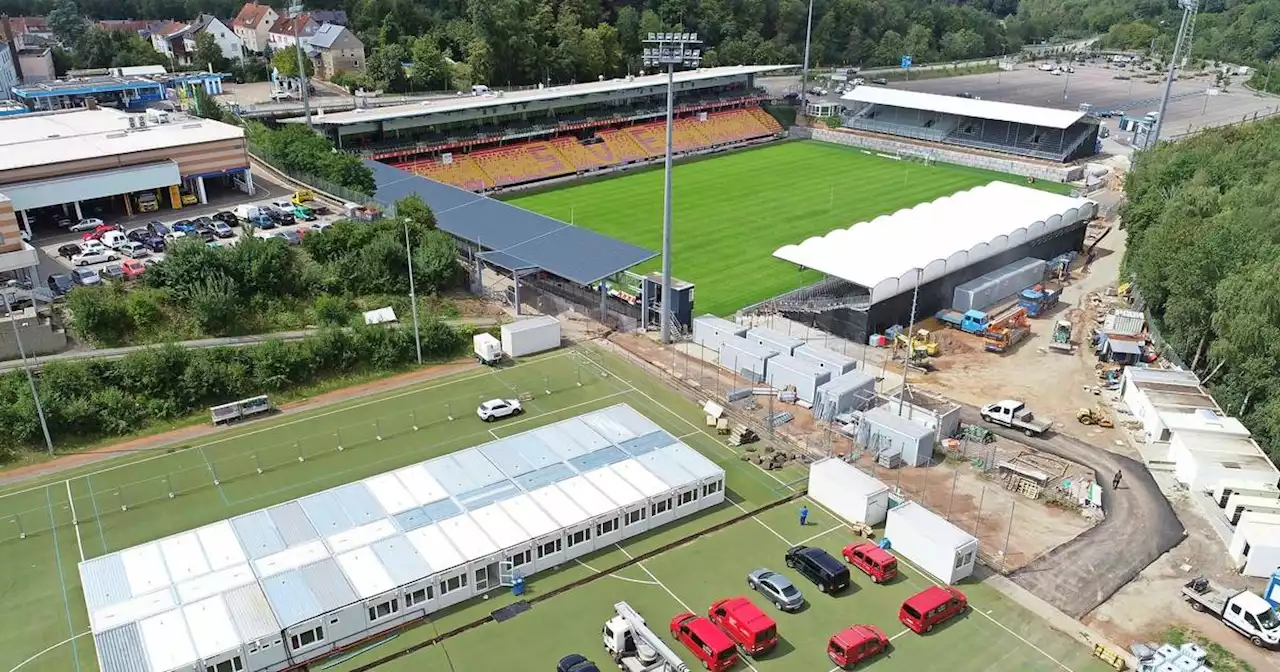 Ursapharm-Arena: Wettlauf mit der Zeit – so ist der Stand beim Stadionumbau der SV Elversberg