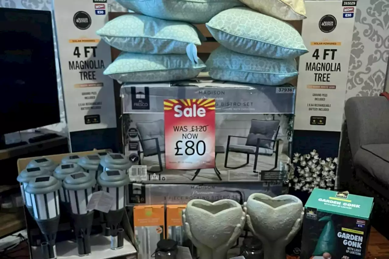 Bargain hunters rush to B&M to check out the mega sale with items reduced to £1