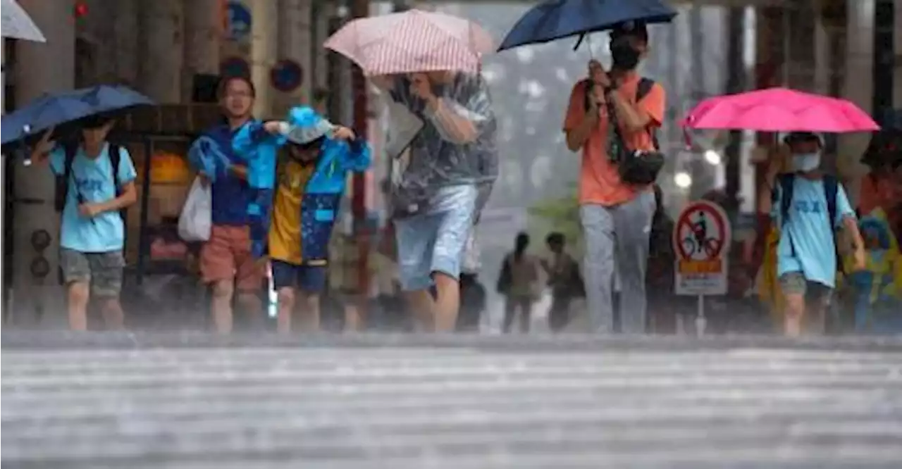 Typhoon Khanun lashes parts of Japan