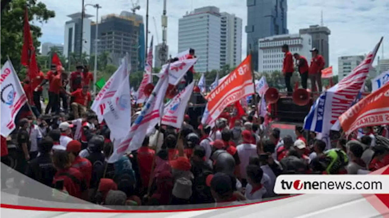 Hari Ini Puluhan Ribu Buruh Bakal Berunjuk Rasa di Depan Instana dan MK, Ini 6 Tuntutan Mereka