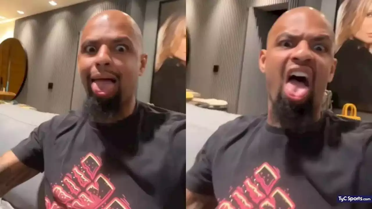 Felipe Melo celebro la eliminación de River con burla a De la Cruz - TyC Sports