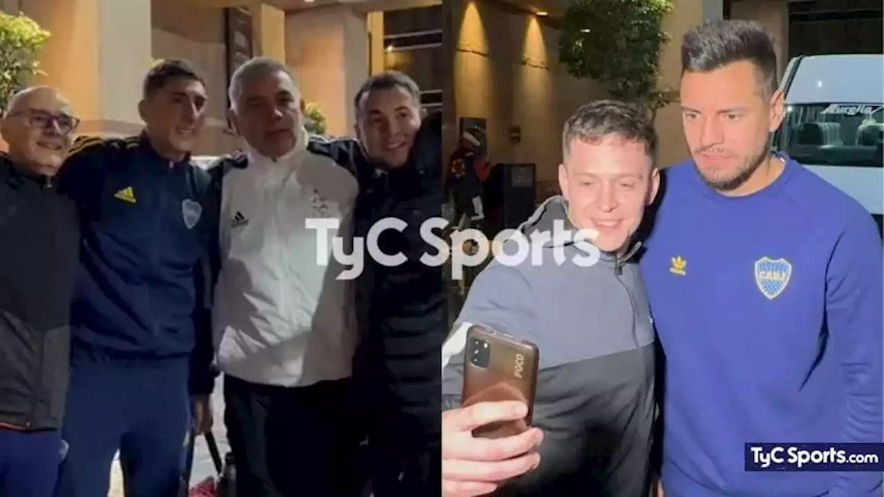 (VIDEO) El GESTO de Merentiel y Chiquito Romero con los hinchas de Boca - TyC Sports