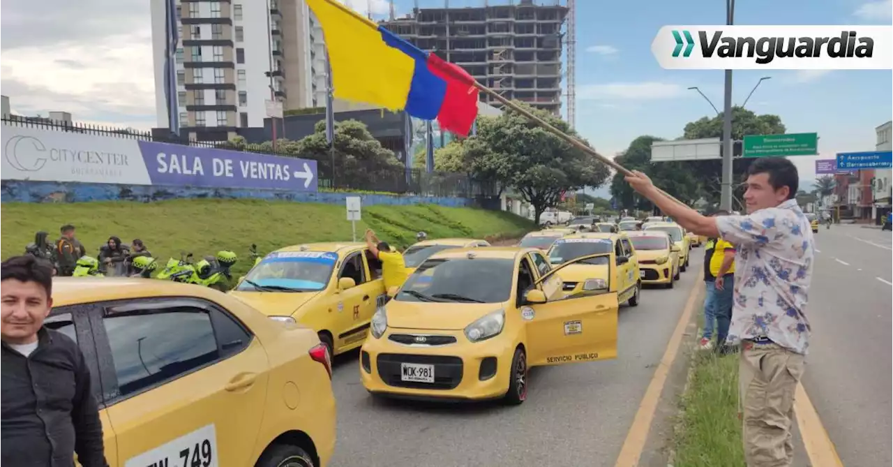 Reporte de movilidad: Así están las vías de Bucaramanga y el área por paro de taxistas