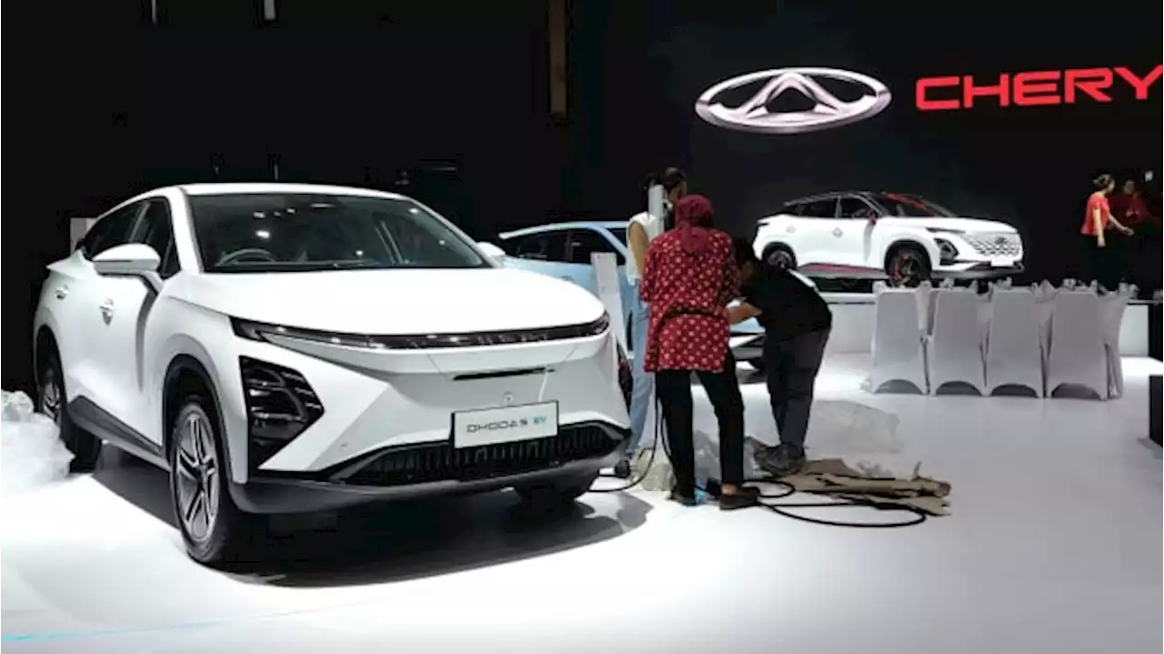 Begini Penampakan Chery Omoda 5 EV di Ajang GIIAS 2023