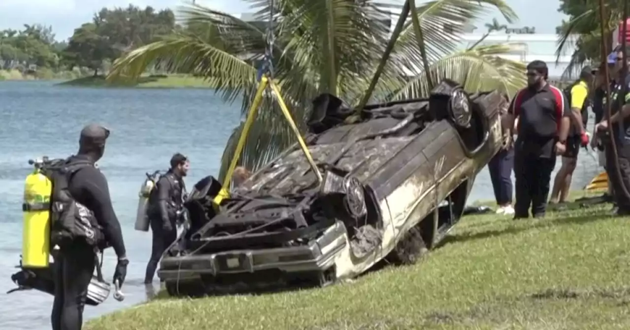 Authorities investigating dozens of cars found in South Florida lake