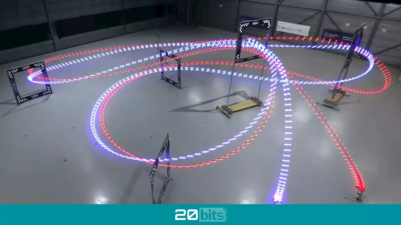 Un dron autónomo con inteligencia artificial derrota a algunos de los mejores pilotos humanos