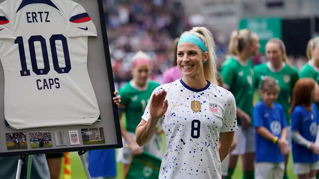 Julie Ertz retires from soccer after 10-year career and 2 Women's World Cup titles