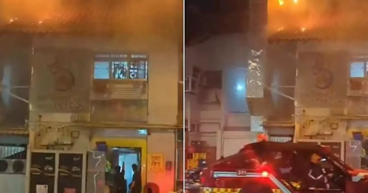 Yishun coffee shop sold for $40 million in 2022 goes up in flames; 1 person injured