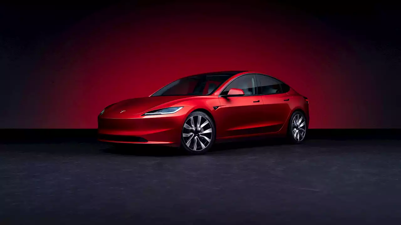 Tesla unveiled a major Model 3 update and there's a lot going on here