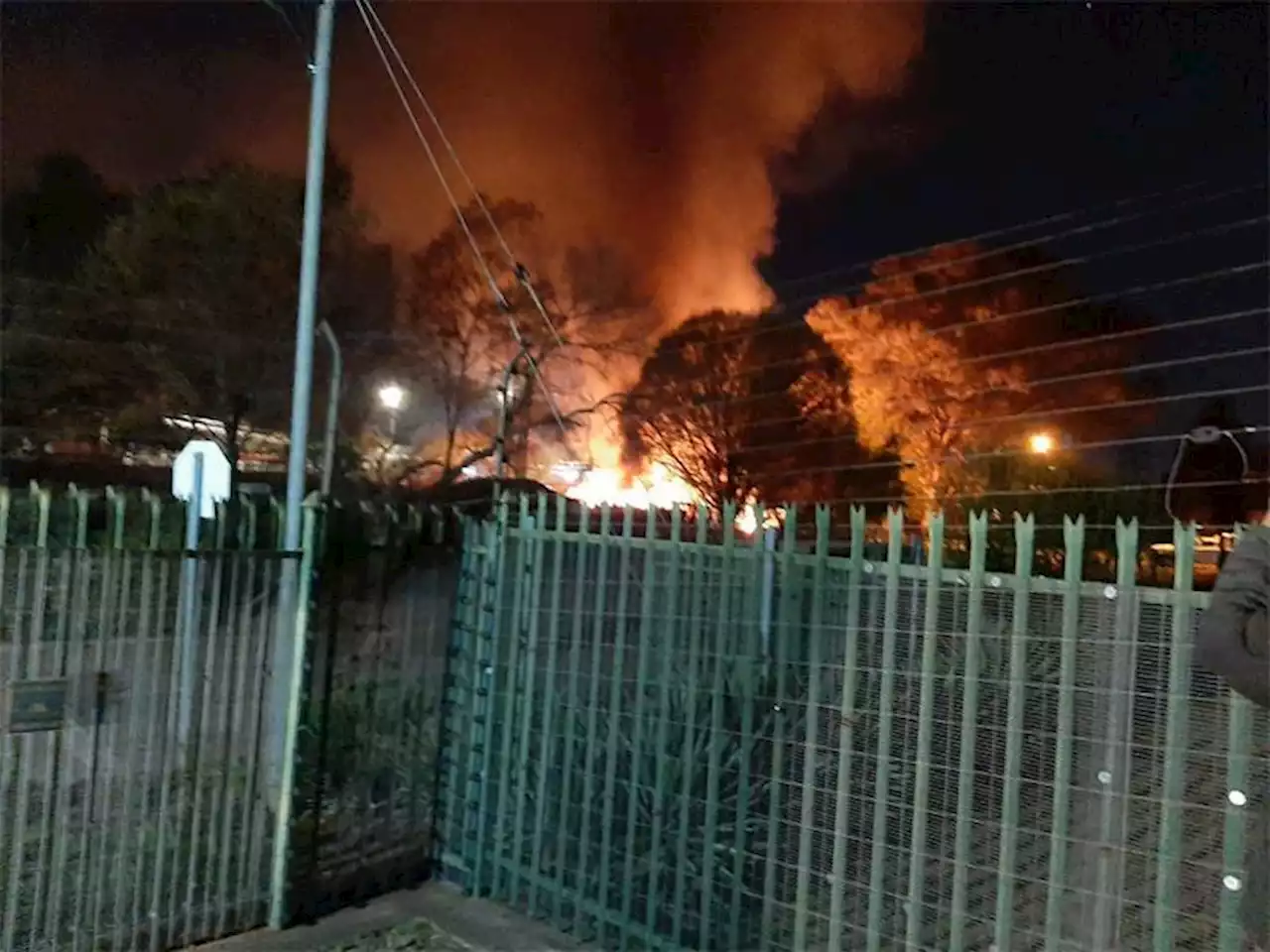 Watch: Fire ravages informal settlement in Centurion - LNN
