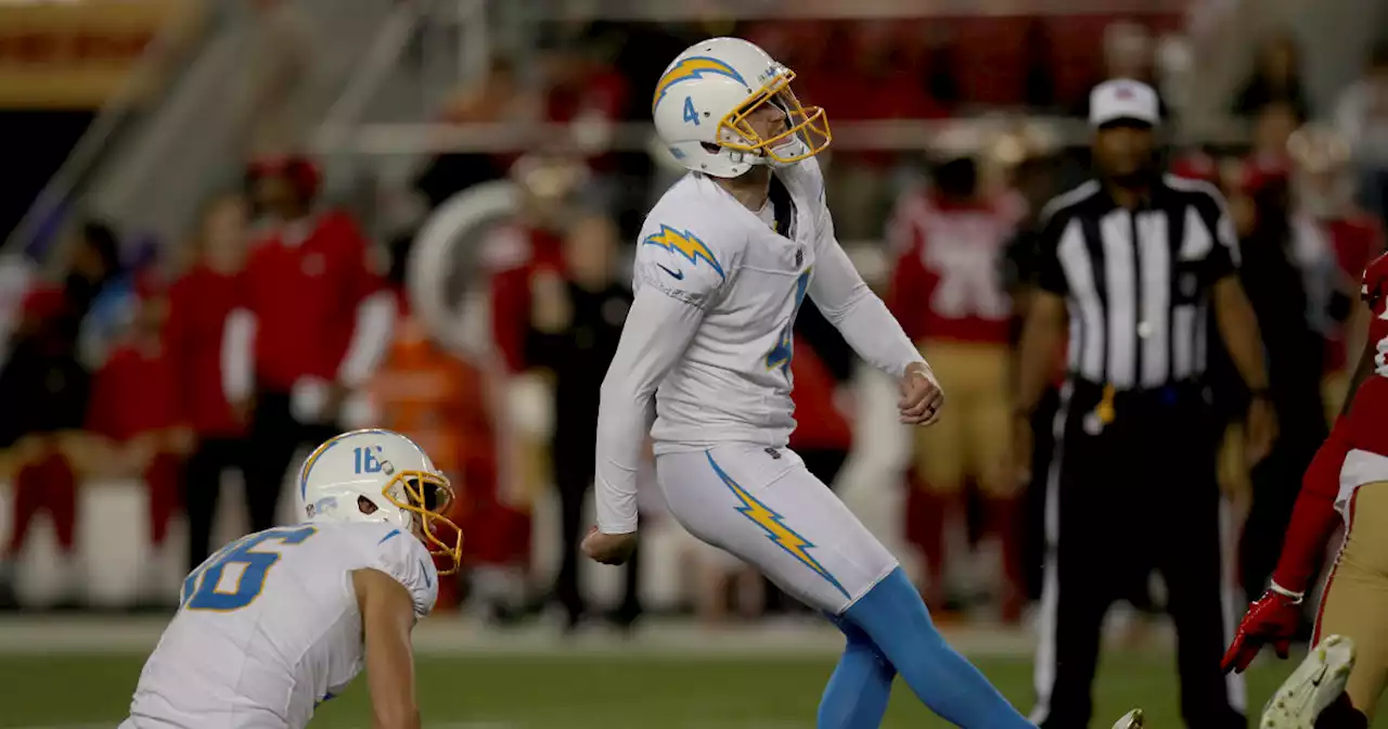 Chargers trade kicker Dustin Hopkins to Cleveland