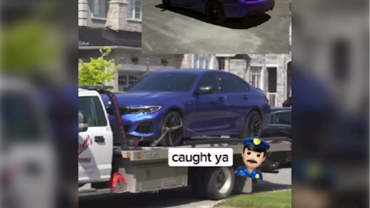 TikTok from York Regional Police parodies GTA stunt driving, reveals recent arrest