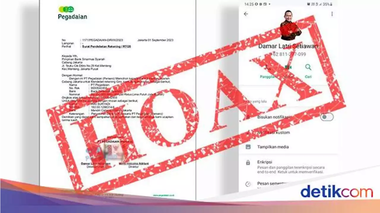 Pegadaian Minta Masyarakat Waspada Penipuan Catut Nama Direksi