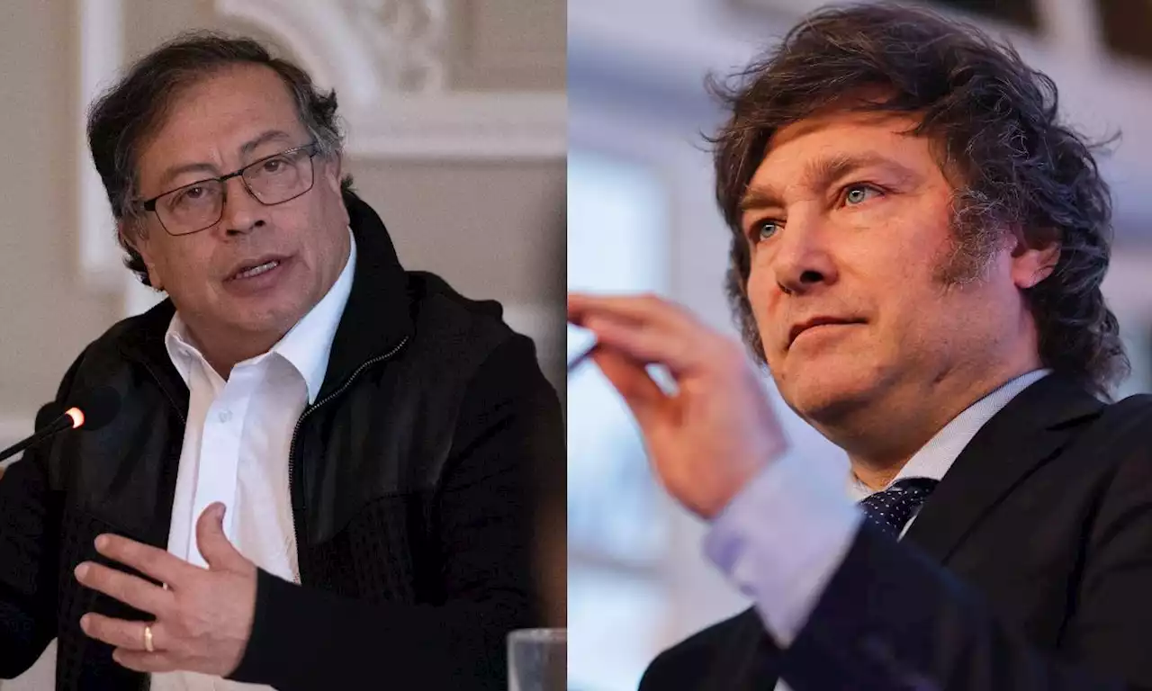 Javier Milei le responde duro al presidente Gustavo Petro: ‘Son parte de la decadencia’