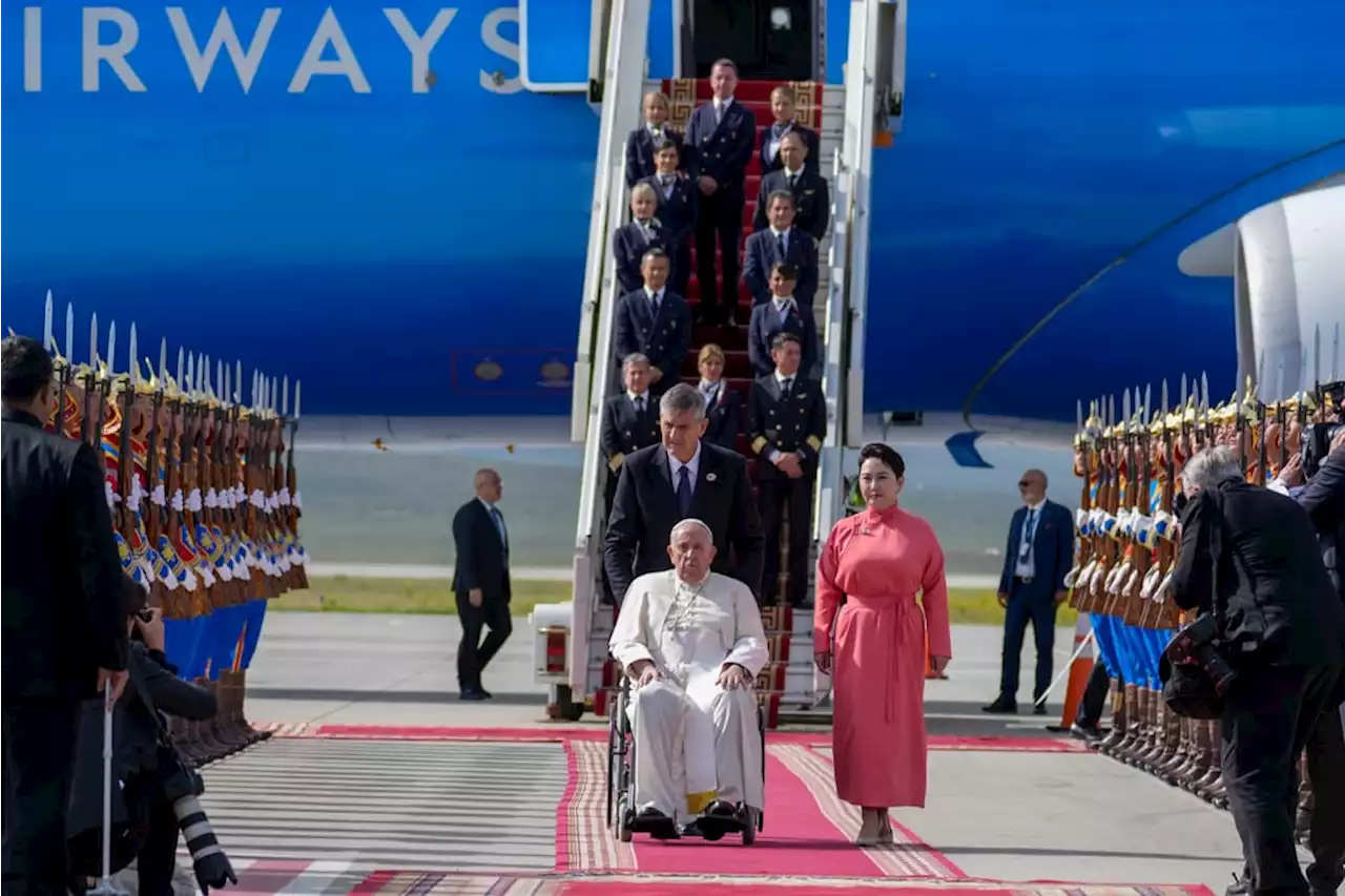 Pope Francis on low-key visit to Catholics in Buddhist Mongolia